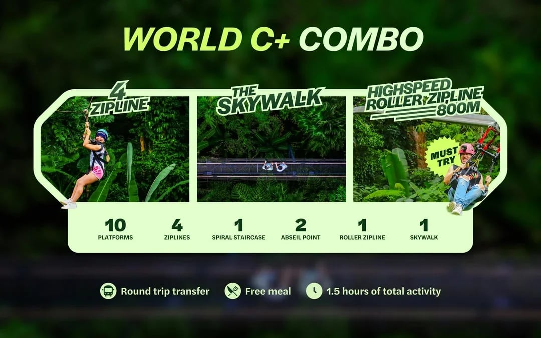 Hanuman World: 10 Platforms Zipline Adventure Image 3