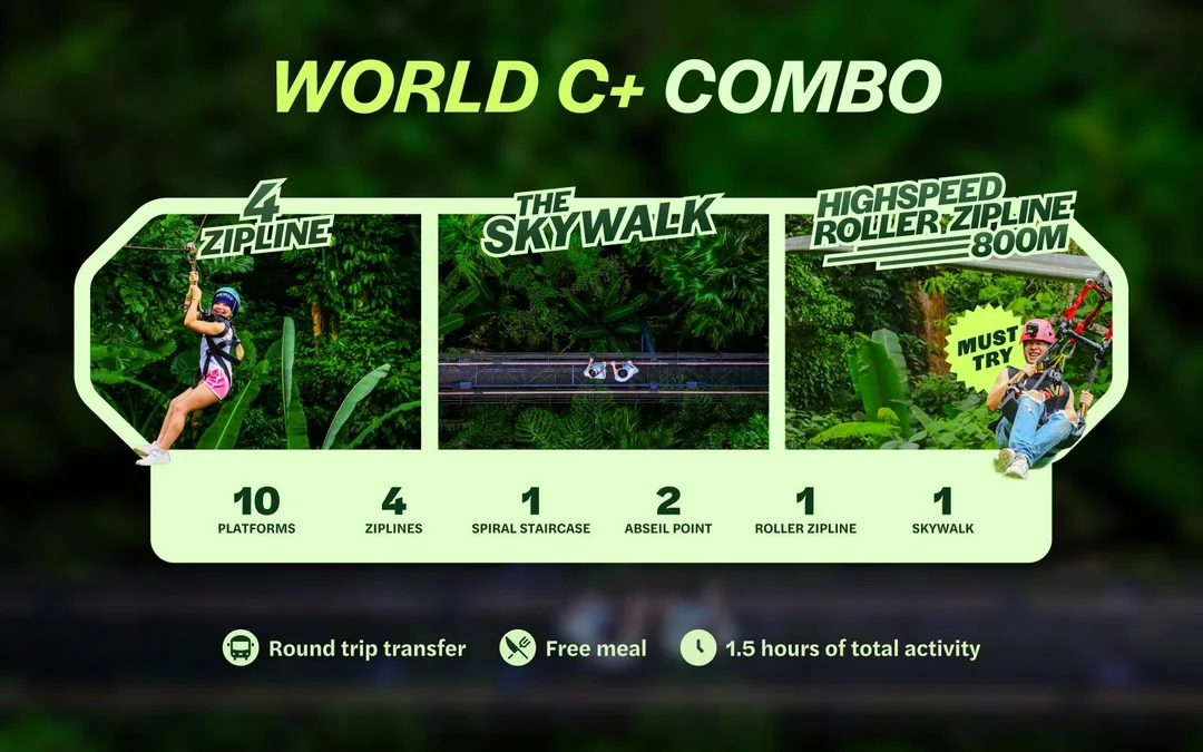 Hanuman World: 10 Platforms Zipline Adventure Image 3
