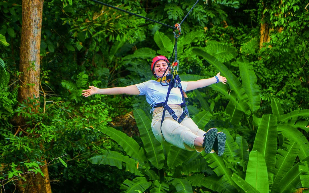 Hanuman World A+ Combo: 32 Zipline Platforms + Roller Zipline + Sky Walk + Meal with Round-Trip Transfers Image 4