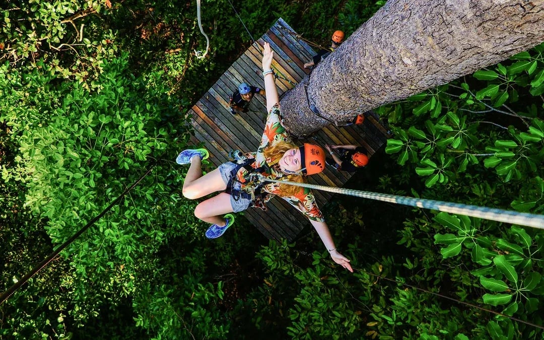 Hanuman World A+ Combo: 32 Zipline Platforms + Roller Zipline + Sky Walk + Meal with Round-Trip Transfers Image 6