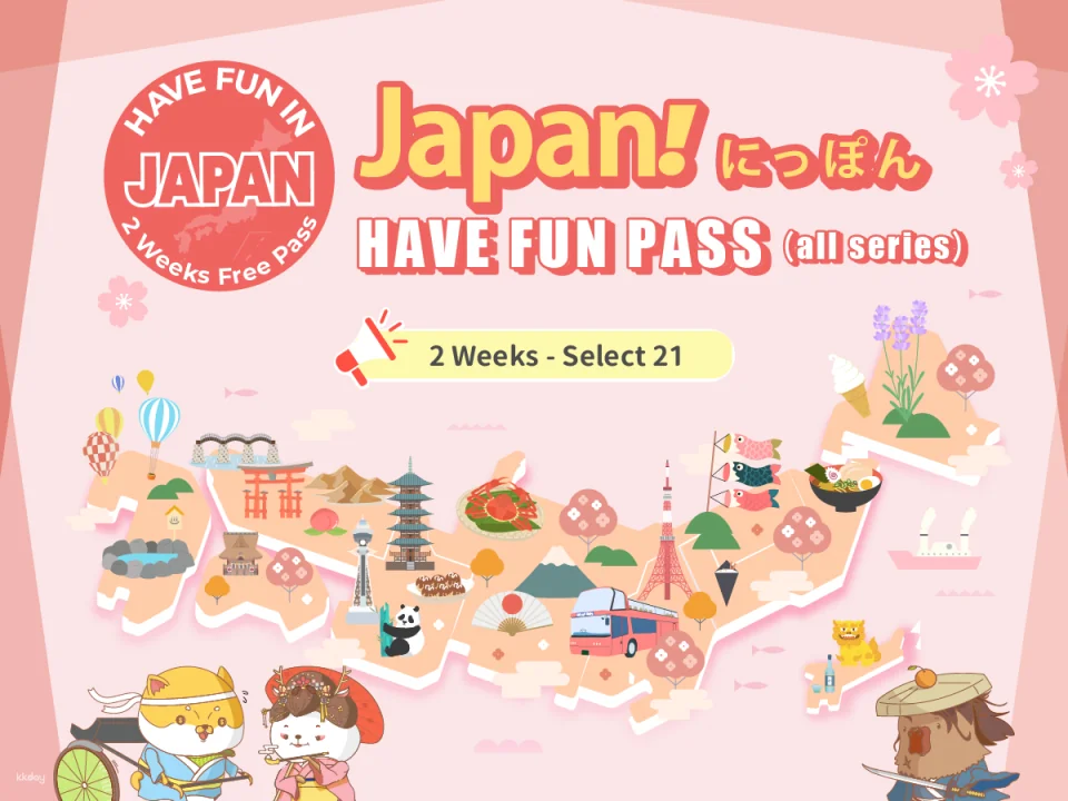 Have Fun in Japan 2 Week Free Pass
