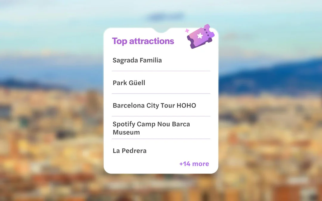 Headout Barcelona Pass: Sagrada Familia, Park Güell, Casa Batllo + Unlimited Public Transport & more Image 2