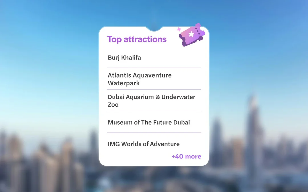 Headout Dubai Pass: Save up to 40% at All Top Attractions Image 2
