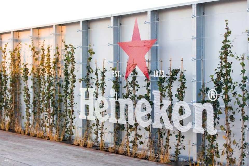 Heineken® brewery tickets with drinks and rooftop access in Amsterdam