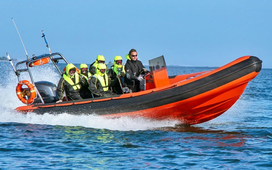 Helsinki City and Outer Islands Guided RIB Boat Tour Image 1
