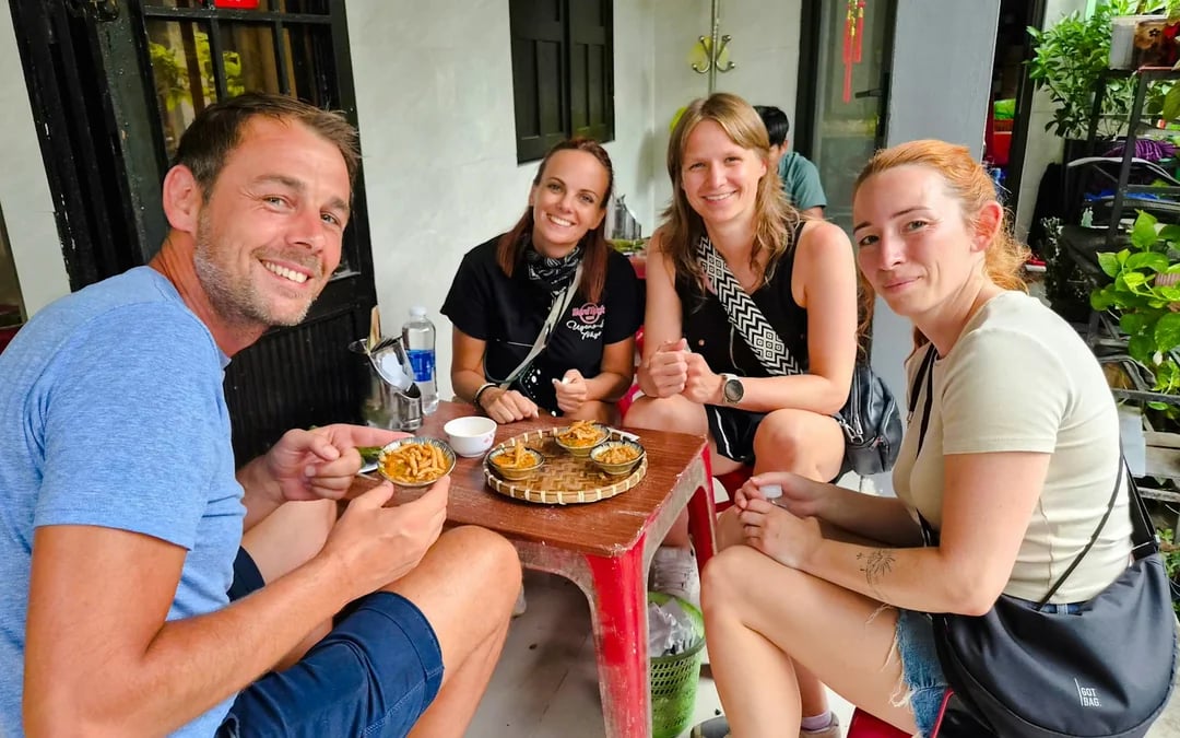 Hoi An Small-Group Food Walking Tour with Paper Lantern Release and Hoai River Boat Ride Image 2