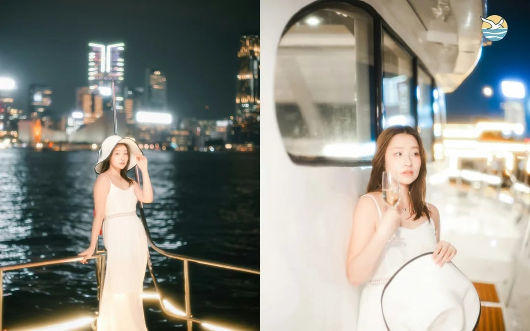Hong Kong Victoria Harbour Evening Yacht Cruise on Dreamer with Snacks, Soft Drinks & Photos Image 1