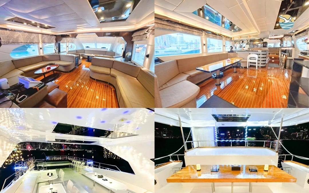 Hong Kong Victoria Harbour Evening Yacht Cruise on Dreamer with Snacks, Soft Drinks & Photos Image 9