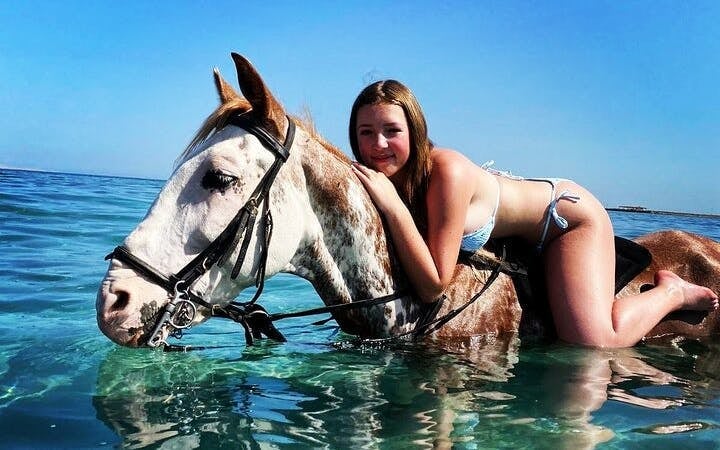 Horse Riding 3 Hours Beach, Desert, Swimming by Horse at Red Sea - Hurghada Image 7