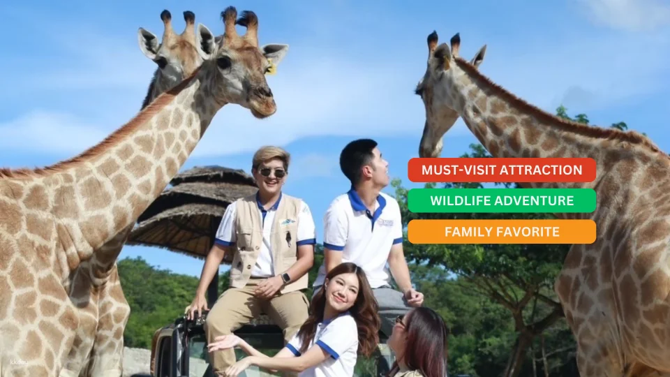 Hua-Hin: Safari & Adventure Park Admission Ticket | Thailand
