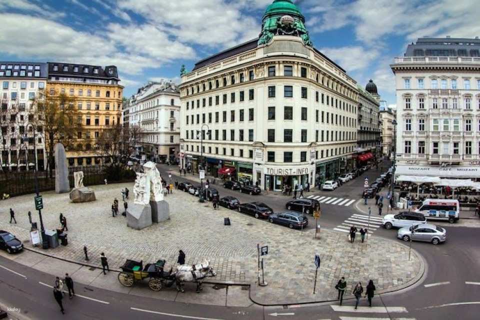 In-app audio tour of Vienna historic Hofburg District