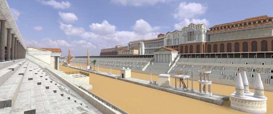 Interactive VR experience of ancient Rome's Circus Maximus