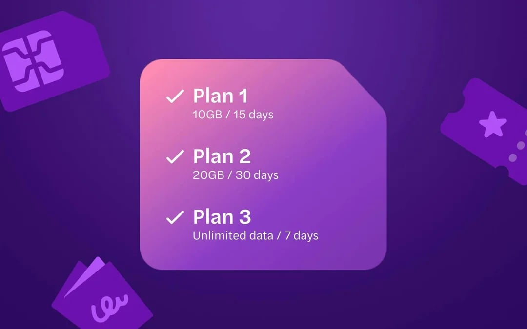 Japan eSIM with 10GB/20GB/Unlimited Data: Valid for 15/20/7 Days Image 2