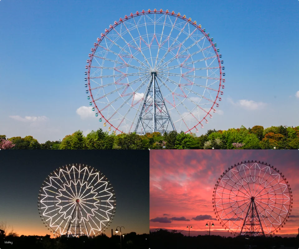 Japan｜Kasai Rinkai Park・Diamond and Flower Ferris Wheel｜E-Ticket