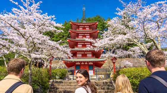 Japan Tokyo Mt. Fuji Lake Kawaguchi & Yamanakako & Lawson/Hikkawa one-day tour
