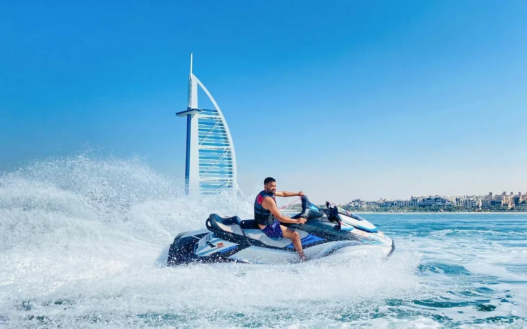 Jet Ski Guided Tour with Photostop at Burj Al Arab Image 1