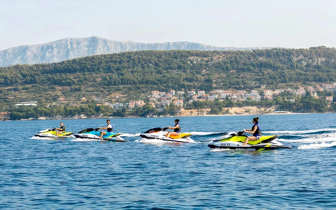 Jet Ski Safari Split with Speedboat Transfer & Beach Break Image 2