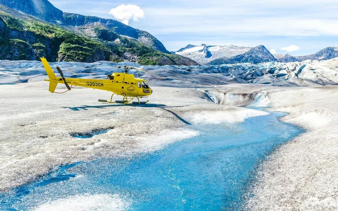Juneau Glacier Helicopter Tour with Herbert Glacier Landing Image 5