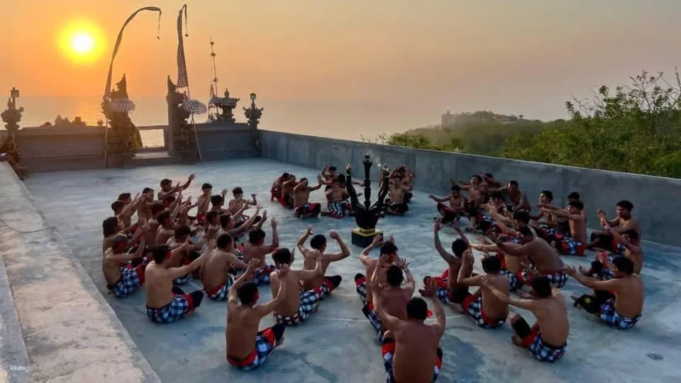Kecak Fire Dance Karang Boma Cliff Uluwatu in Bali | Indonesia