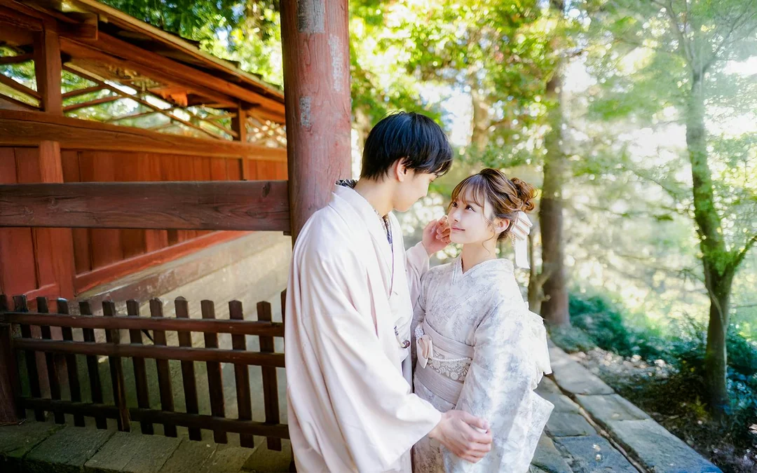 Kimono & Yukata Rental Near Kyoto Station with Optional Hair Styling Image 1