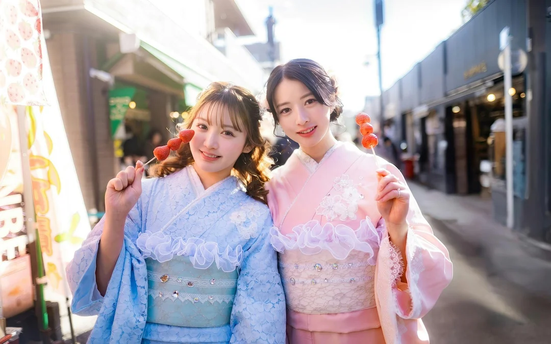 Kimono & Yukata Rental Near Kyoto Station with Optional Hair Styling Image 2
