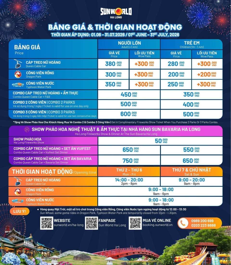 Sun World Halong Admission Ticket | Vietnam