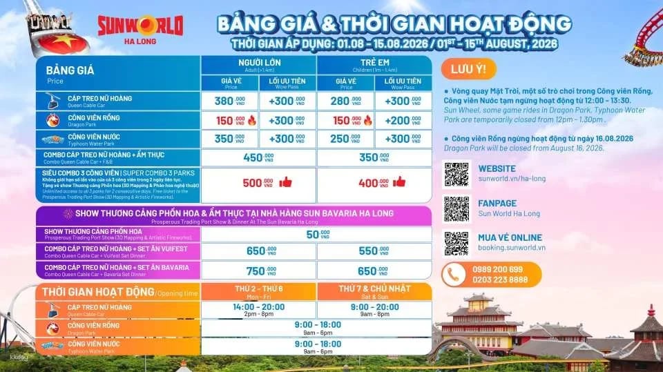 Sun World Halong Admission Ticket | Vietnam