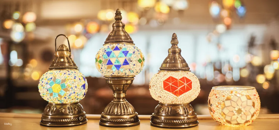 Taipei Dongmen & Hsinchu|Mosaic Art Studio・Turkish Mosaic Lamp DIY