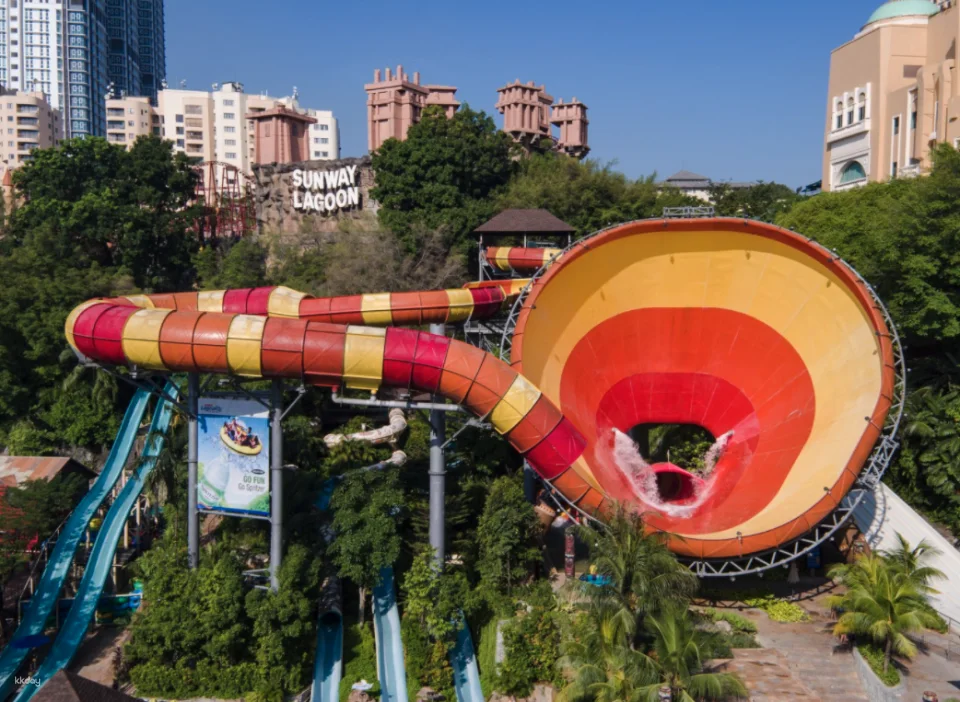 Sunway Lagoon Water Theme Park Ticket Pass with Access to All 6 Zones | Malaysia