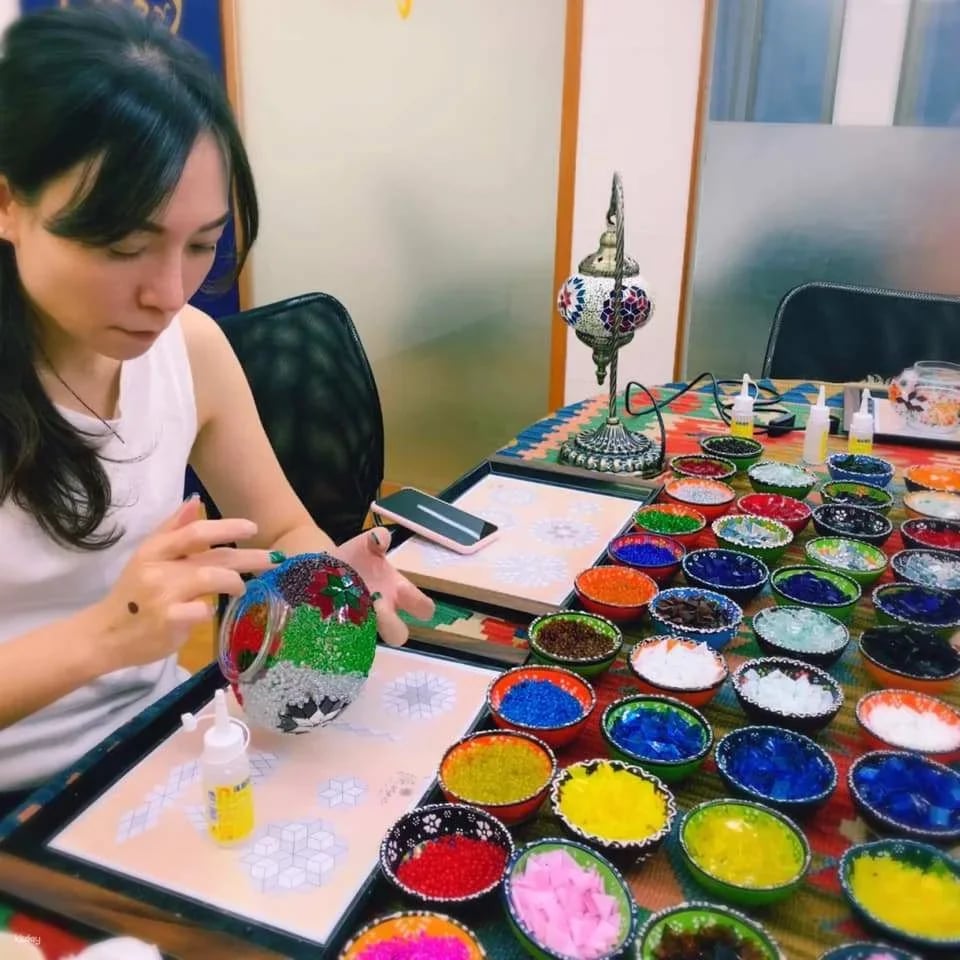 Taipei｜Turkish Mosaic Lamp DIY Experience｜Mosaic Art House