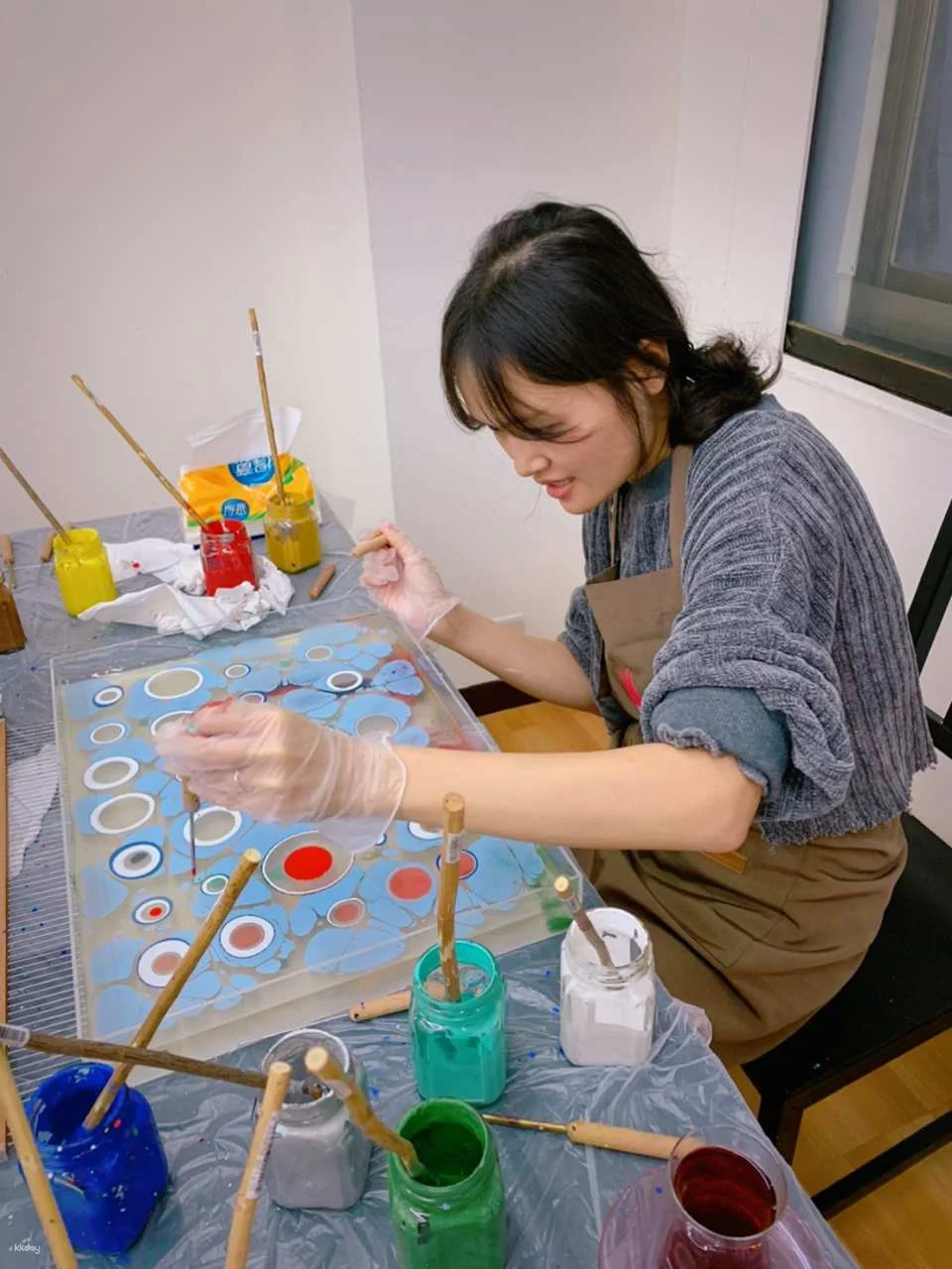 Taipei Main Station | Traditional Turkish Ebru (Marbling) Experience | Turkish Ebru (Marbling) Workshop