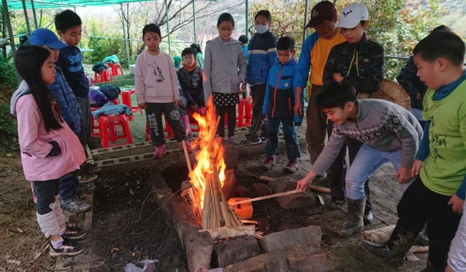 Taipei, Taiwan | One-day Little Farmer Experience | BBQ Kiln & Farming Experience & DIY Rice Snacks | Wild Grass Flower Fruit Organic Farm