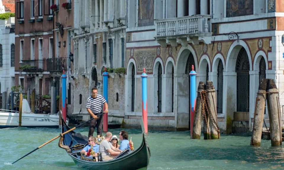 Traditional gondola ride on Venice’s Grand Canal