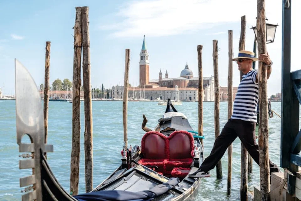 Traditional gondola ride on Venice’s Grand Canal