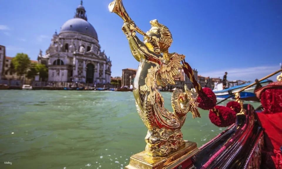 Traditional gondola ride on Venice’s Grand Canal