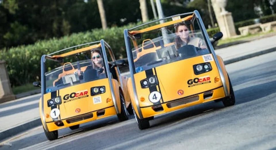 GoCar Barcelona discovering Gaudi