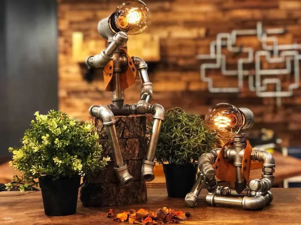 Taipei Handmade | HUBOX Handmade Retro Industrial Style Lighting DIY Course Experience | Near Taipei Songshan Cultural and Creative Park