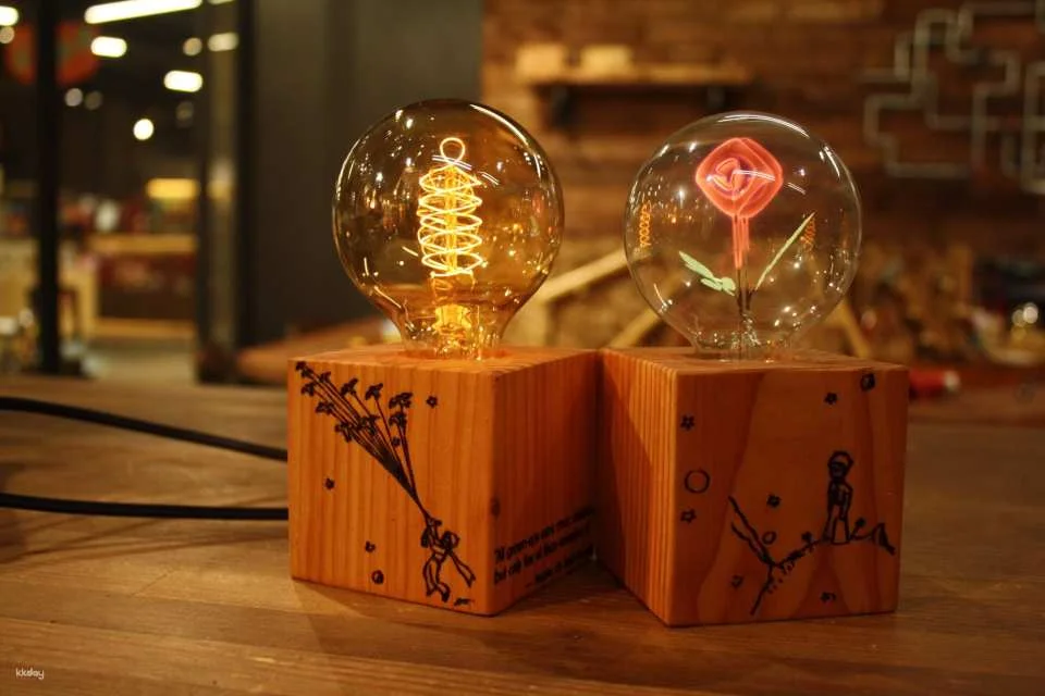 Taipei Handmade | HUBOX Handmade Retro Industrial Style Lighting DIY Course Experience | Near Taipei Songshan Cultural and Creative Park