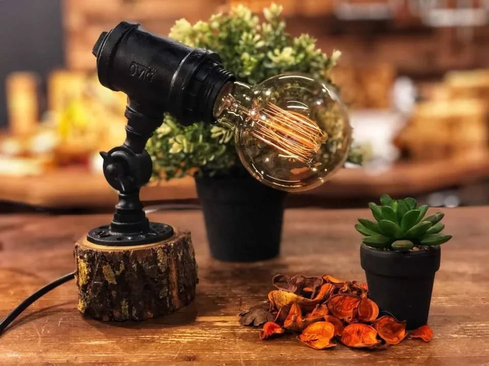 Taipei Handmade | HUBOX Handmade Retro Industrial Style Lighting DIY Course Experience | Near Taipei Songshan Cultural and Creative Park