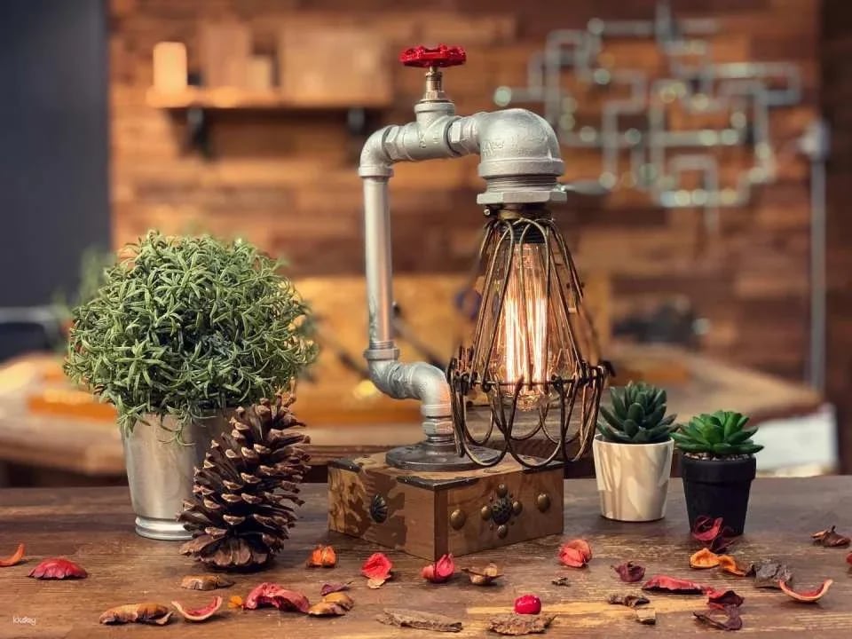 Taipei Handmade | HUBOX Handmade Retro Industrial Style Lighting DIY Course Experience | Near Taipei Songshan Cultural and Creative Park