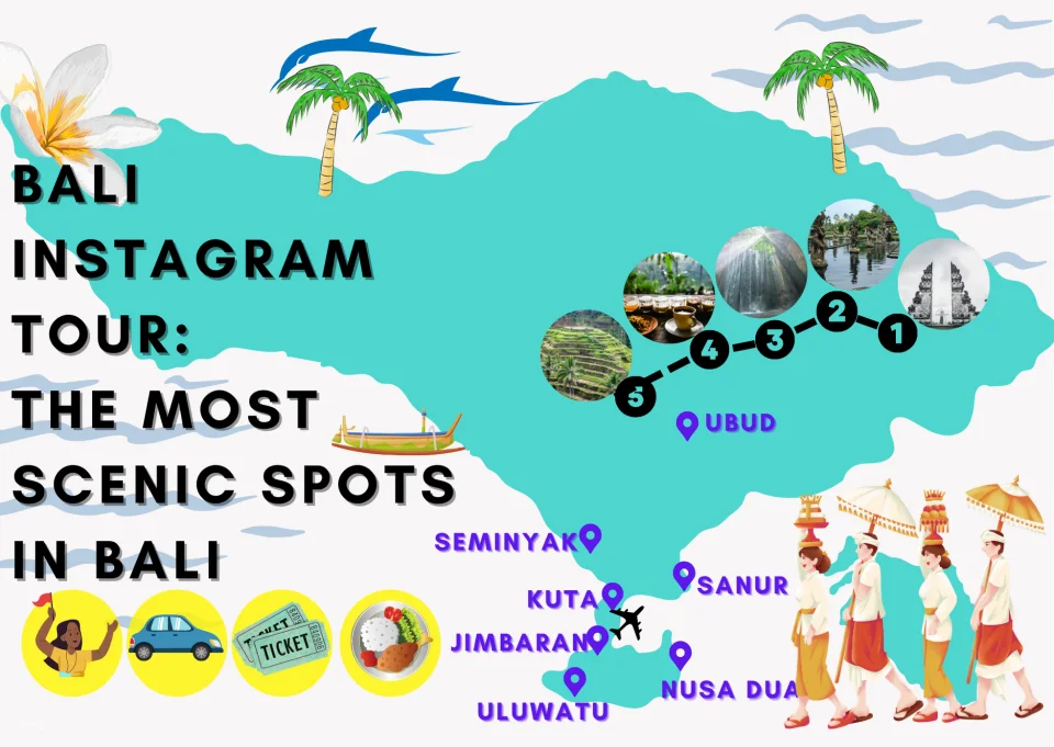 Bali Instagram Tour with Lunch | Gates of Heaven, Tirta Gangga, Mount Agung Views, Jungle Swing & More