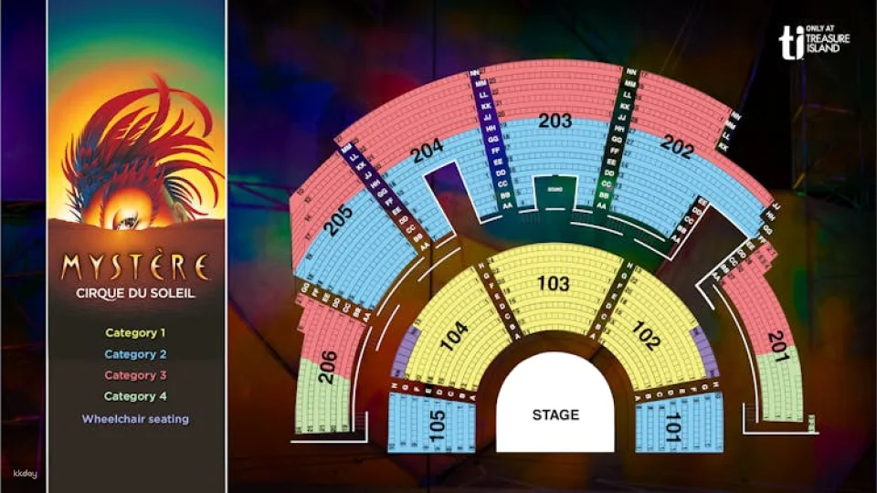 Tickets to Mystère™ by Cirque du Soleil® at Treasure Island Hotel
