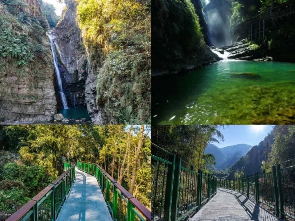 Tickets for Nantou Shuanglong Falls Colorful Suspension Bridge. Coupon ticket