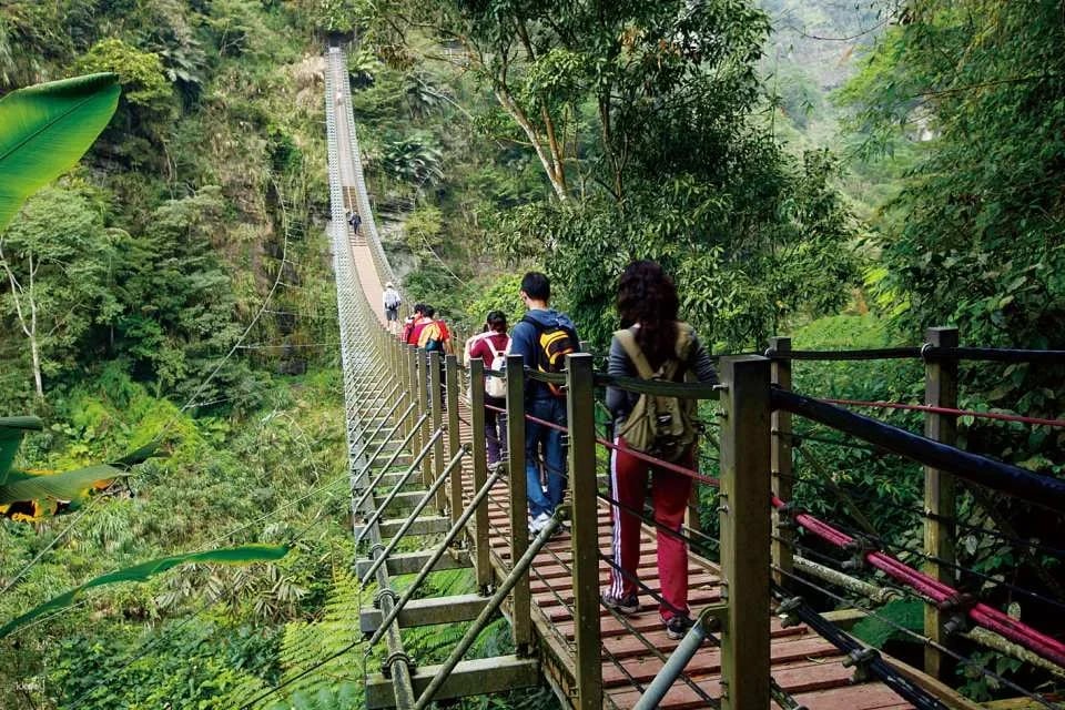 Tickets for Nantou Shuanglong Falls Colorful Suspension Bridge. Coupon ticket