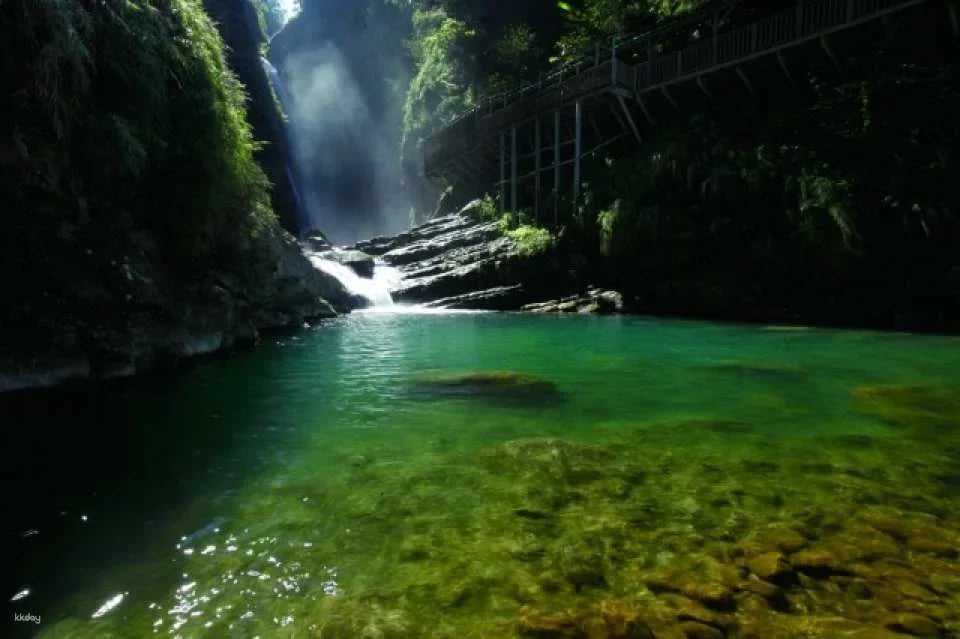 Tickets for Nantou Shuanglong Falls Colorful Suspension Bridge. Coupon ticket