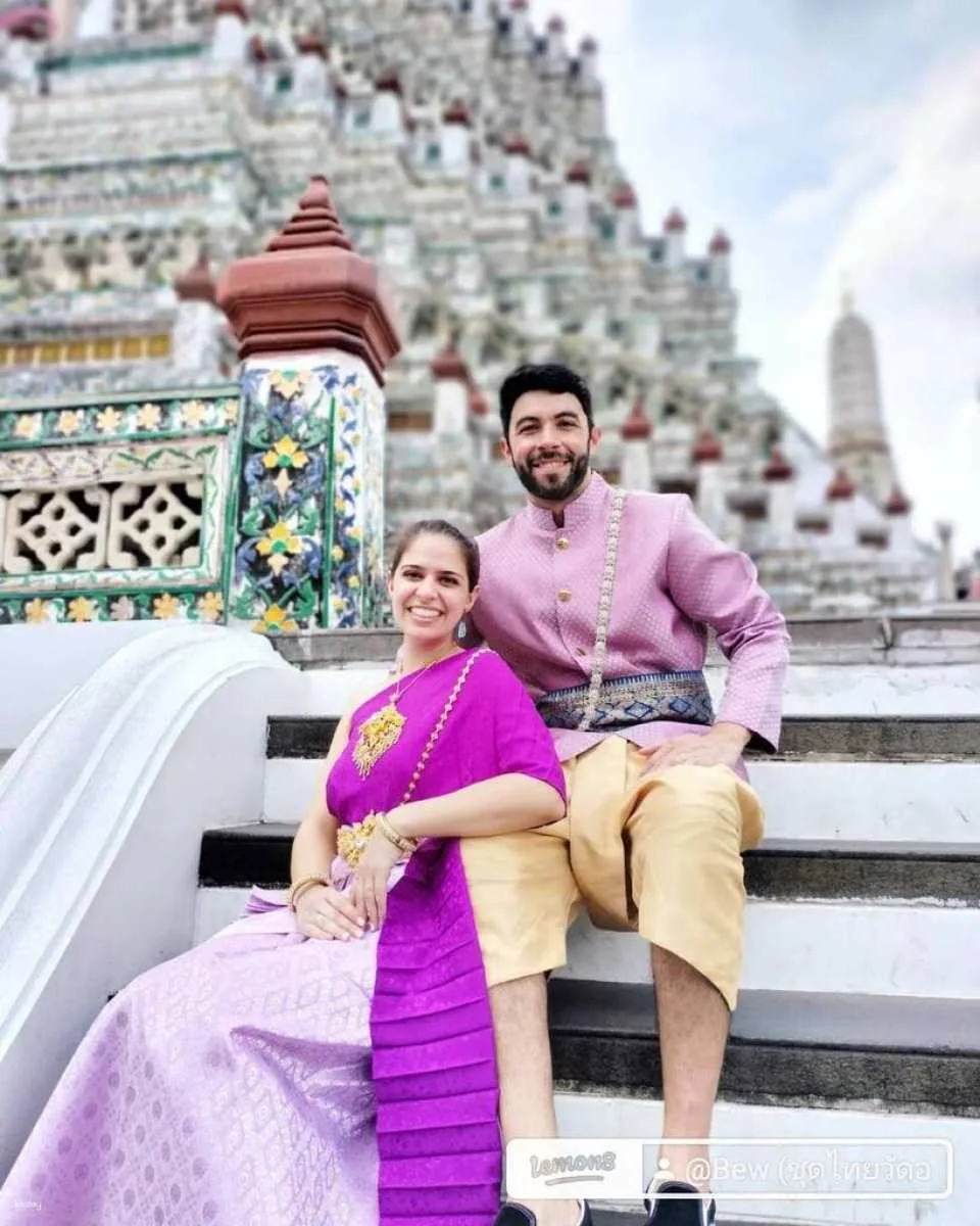 Thai Costume Experience with Photo Tour at Wat Arun in Bangkok | Thailand