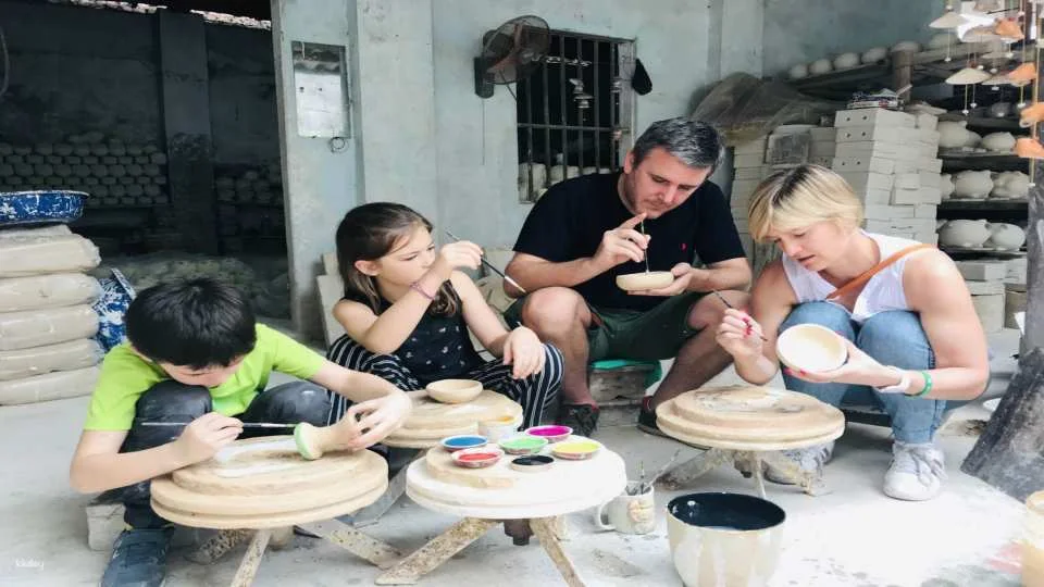 Ao Dai Photography Tour in Hanoi & Bat Trang Ceramic Village Tour