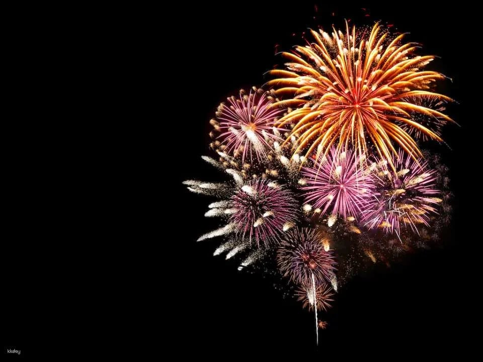 Penghu Rainbow Hotel rooftop fireworks viewing | Fireworks Festival opening ceremony, closing ceremony, consecutive holidays