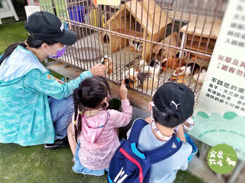 Yilan｜Yinong Ranch x One-day trip to popular attractions for parents and children (animal feeding experience)｜Agricultural Travel Supermarket