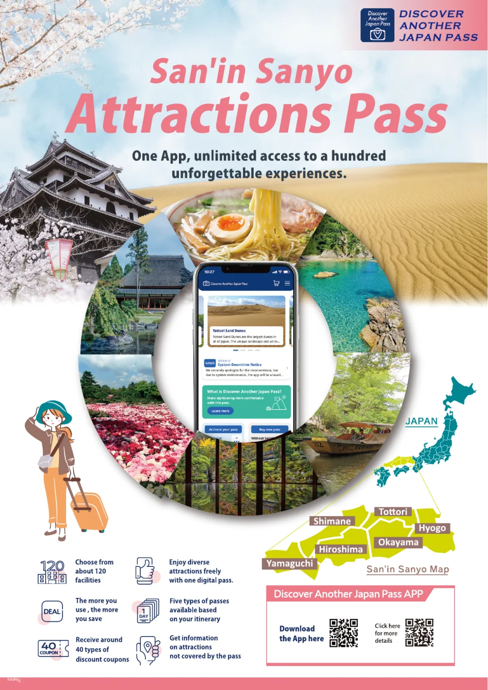 Discover Another Japan Attraction Pass｜West Japan Attraction Pass